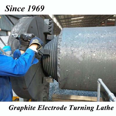 Threading Graphite Electrode Horizontal Lathe Machine